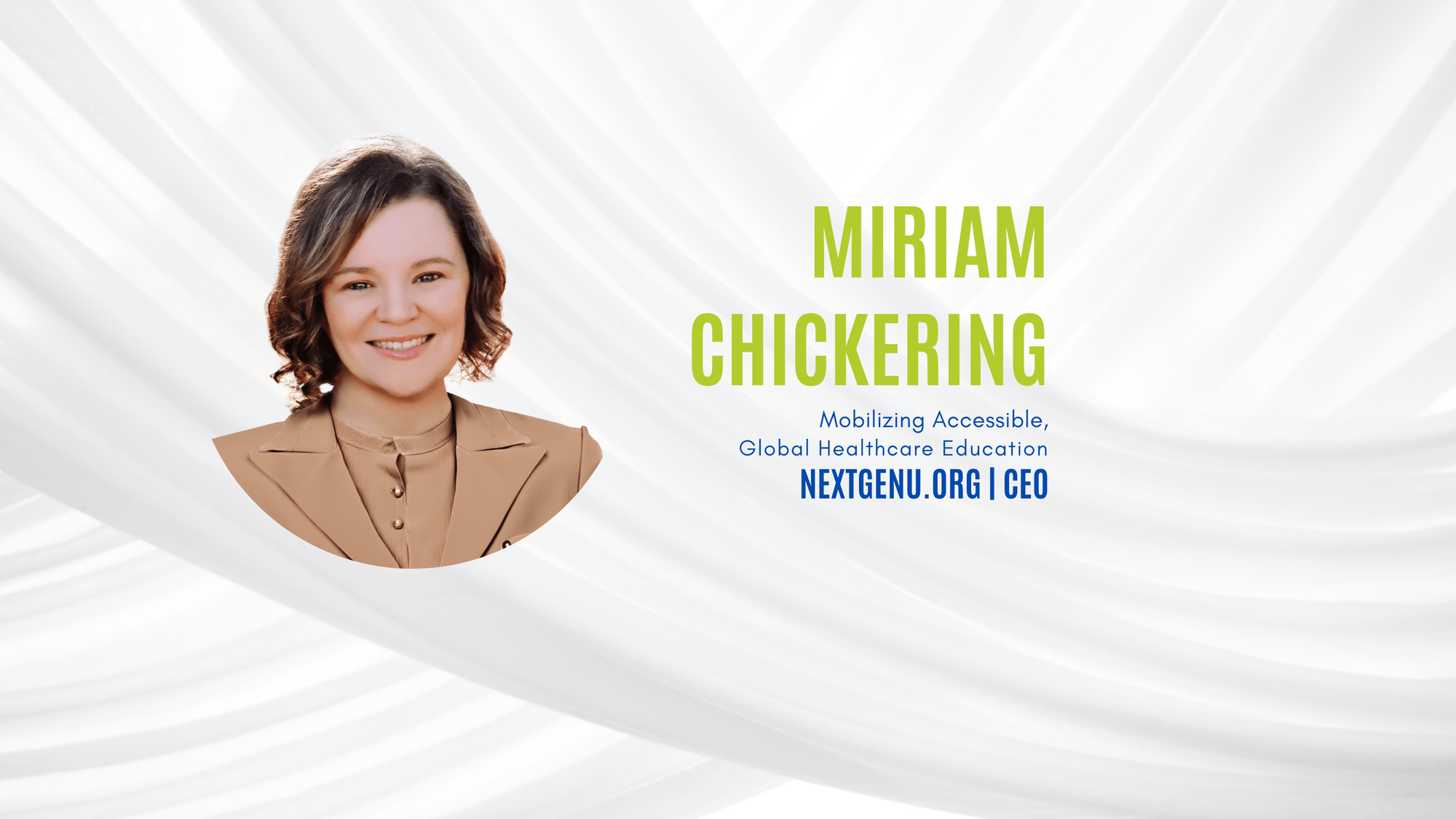 Miriam Chickering, NextGenU.org’s CEO